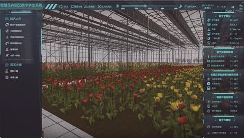 智慧花卉園藝數(shù)字孿生系統(tǒng)